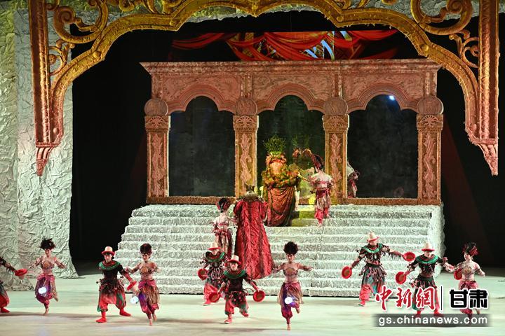 《九色鹿》演出現(xiàn)場。